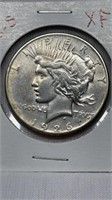 Of) 1926-s Peace dollar VF condition