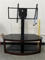 2 Tier Smoked Glass TV Stand