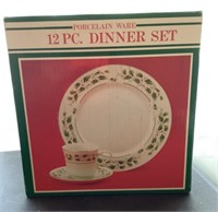 12-piece Christmas dishes set