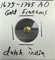 1675-1795 AD Dutch India Gold Franams