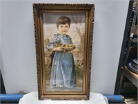 Antique pic in antique frame