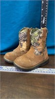 Toddler Size 7 Camouflage Cowboy Boots