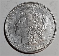 1921 D XF Grade Morgan Dollar