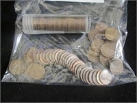 100 Wheat Pennies UnSearched