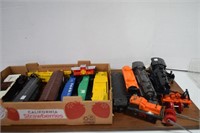Assorted Train Cars & Engines (Plastic)