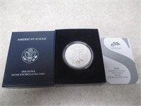 2008 Uncirculated American Eagle Silver Dollar