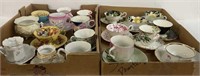 (2) Tray Lots of Tea Cups & Saucers