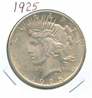 1925 Peace Silver Dollar