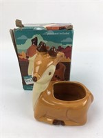 DEXTER Ceramic Deer Succulent Planter w box
