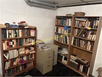 3 Book Shelf's, 2 File Cabinets, Etc.