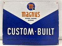 MAGNUS CUSTOM - BUILT Enamel Sign - 355 x 280