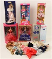 Seven Special Edition Barbies