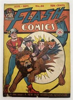 (NO) Flash Comics 1945 #66 Golden Age Comic The