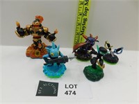 5 Wii SKYLANDERS GAME FIGURES