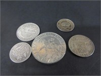 LOT OF 5 OLD COINS