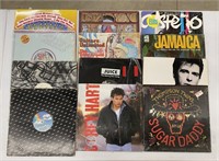 Group of Mixed Record Albums