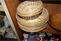 STRAW PLATE HOLDERS - BOWLS