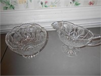 2 Piece Miscellaneous Crystal Glass