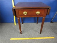 modern drop leaf lamp table "the bombay co"