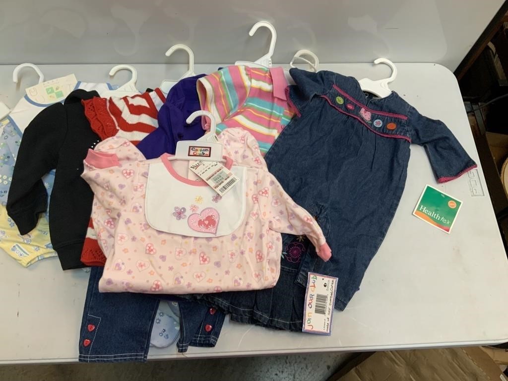 Infant and Toddler Clothing, New with Tags