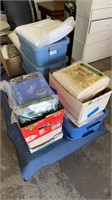 CARTLOAD OF FABRIC & SEWING ITEMS **NOT CART