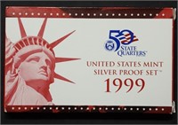 1999 US Mint Silver Proof Set MIB