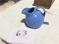 Old Fashioned Blue Pitcher