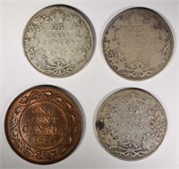 CANADIAN COIN LOT;