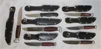 7 Okapi Knives w/ Sheaths