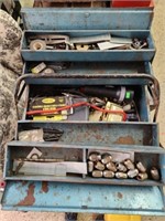 Vintage Tool Box with Tools