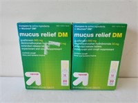 40 up and Up Mucus relief DM tablets