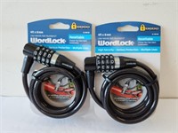2 word lock bicycle locks