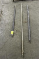 (3) Sheet Rock Poles