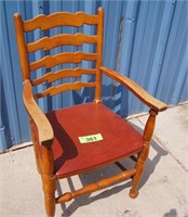 Upholstered Wood Chair