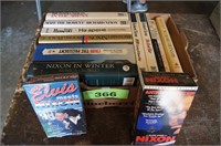 VHS / Book Lot - Elvis Meets Nixon