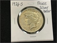 1926S Peace Dollar