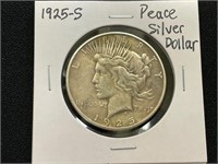 1925S Peace Dollar