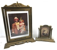 Antique Wood Picture Holders