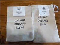 2 Bags Unopened $1.00 P & D Ea. Bag $25.00
