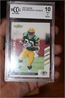 Graded Bradon Jackson Football Card