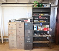 Contents- File Cabinets, Hardware, Shop Items