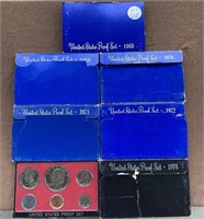 1968-1974 United State Proof Sets