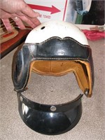 Vintage leather football helmet