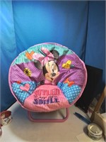 Child's folding Minnie mouse Chair