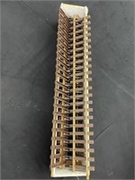 LGB BRASS TRAIN TRACKS  12 X 1060  600MM WITH CONN