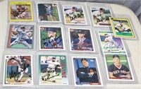 S: LOT OF 13 AUTOGRAPHED BASEBALL CARDS