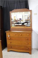Clore 5-Drawer Dresser with Mirror