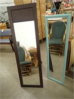 (2) Dressing Mirrors - 18"Wx59"H & 14"Wx51"H