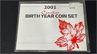 RCM 2001 Canadian Birth Year Coin Set