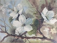 Susan Jordan, Flowering Tree Branch, Art Print